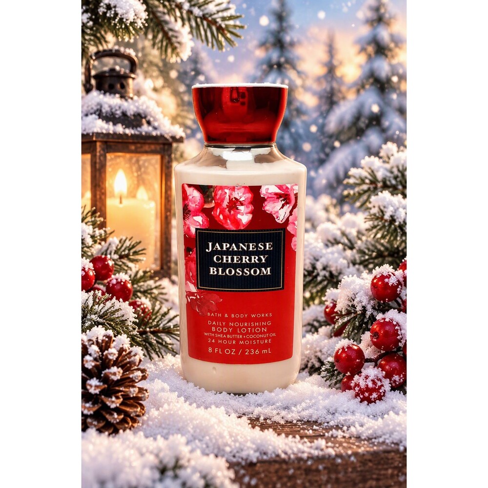 Bath & Body Works Japanese Cherry Blossom Body Lotion 8oz Shea Butter
